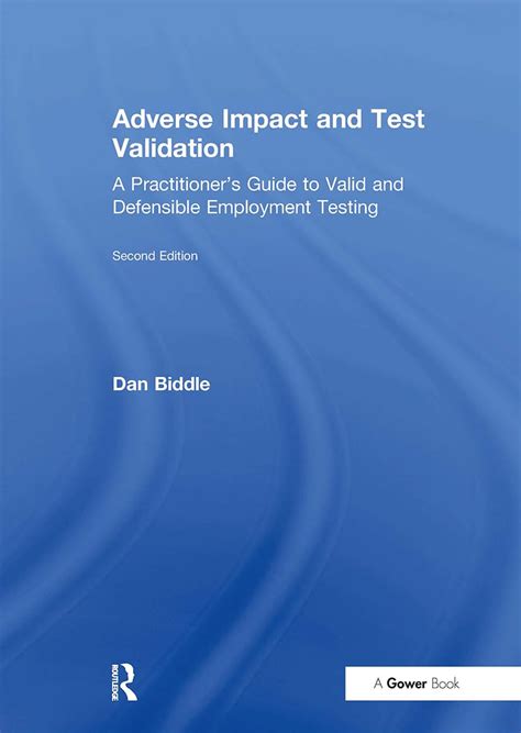 adverse impact and test validation|Adverse Impact and Test Validation: A Practitioner's Guide to .